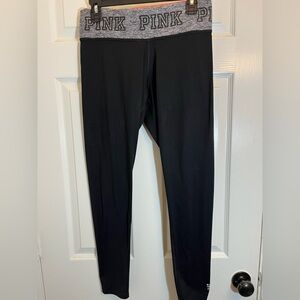 PINK Victoria's Secret Black Leggings